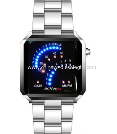 Metal LED watch