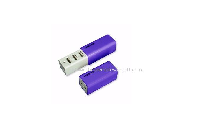 4 Ports lipstick usb hub