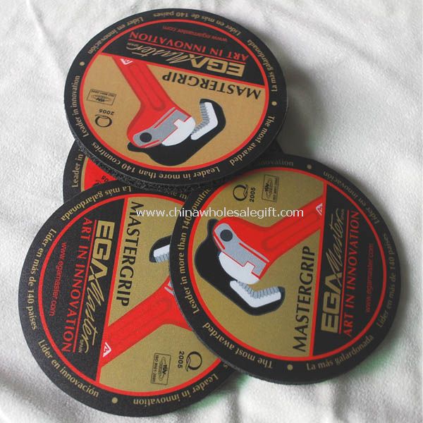 Rubber coasters