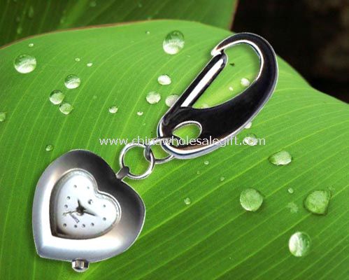Heart shape hanging watch