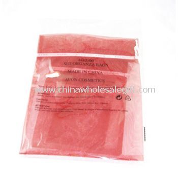 Dark Red Organza Pouches