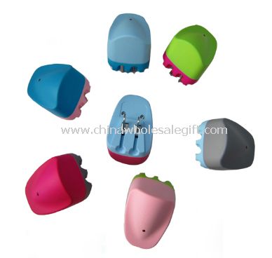 Colorful travel charger in US plug