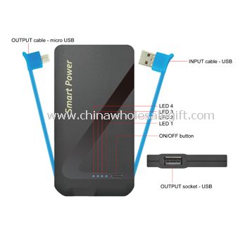 2-in-1 power bank for smartphone