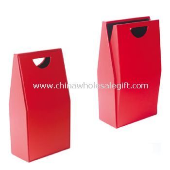 2PCS Deluxe PU Leather Wine Box