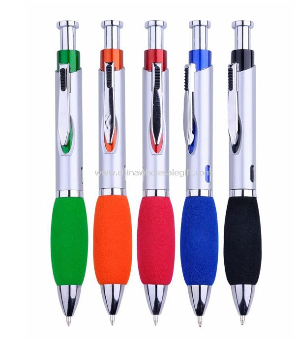 EVA grip Chrome metal clip Pen