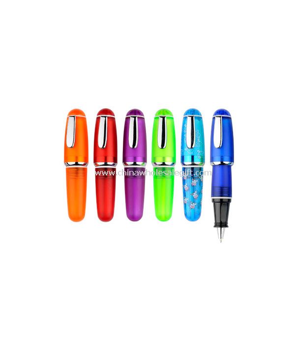 Plug bush ball point pen