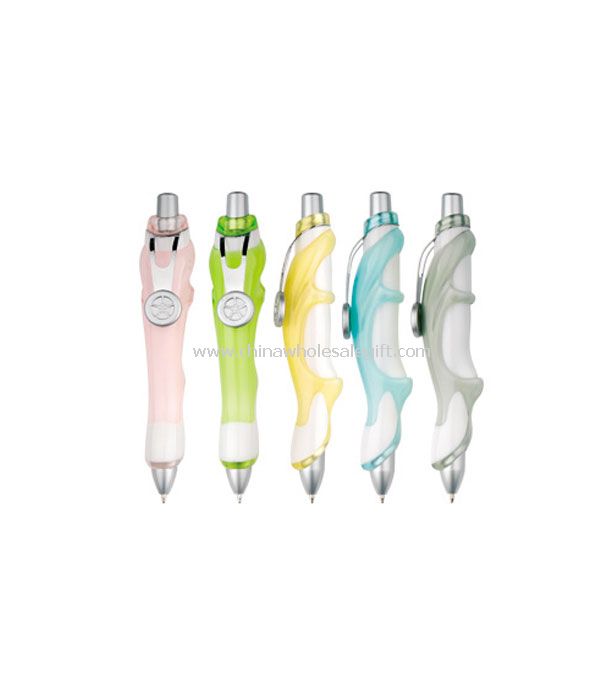Push action ball point pen