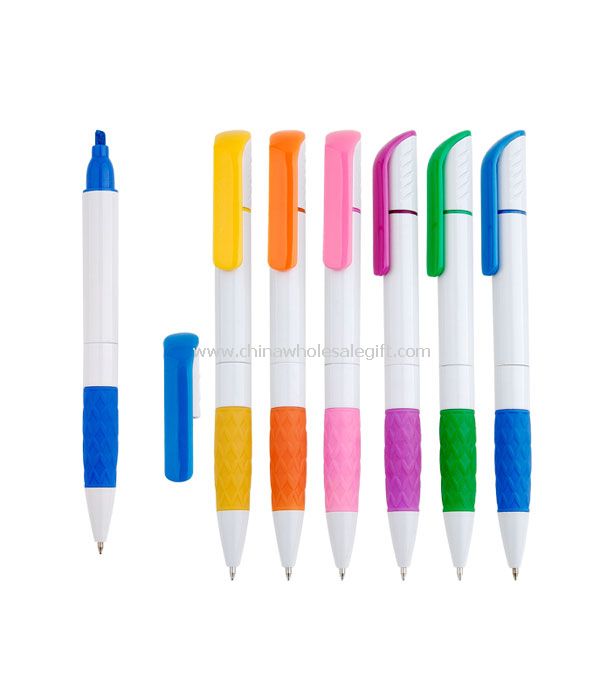 highlighter ball pen