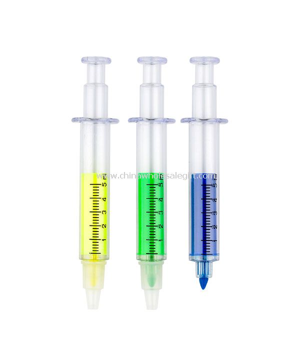 Injector shape Highlighter Pen