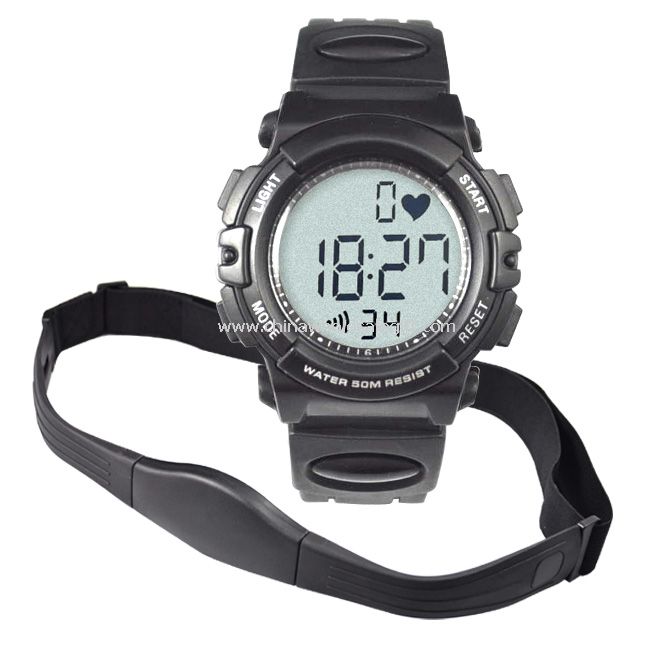 Wireless heart rate minitor watch