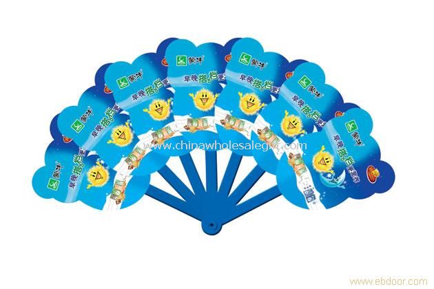 7 fold pp advertising fan