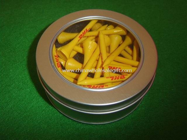 Tin Box Golf Tee Pack