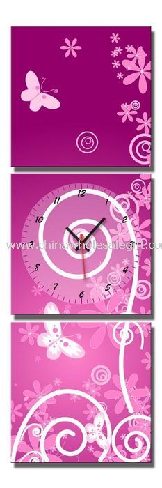 Painting art wall clock