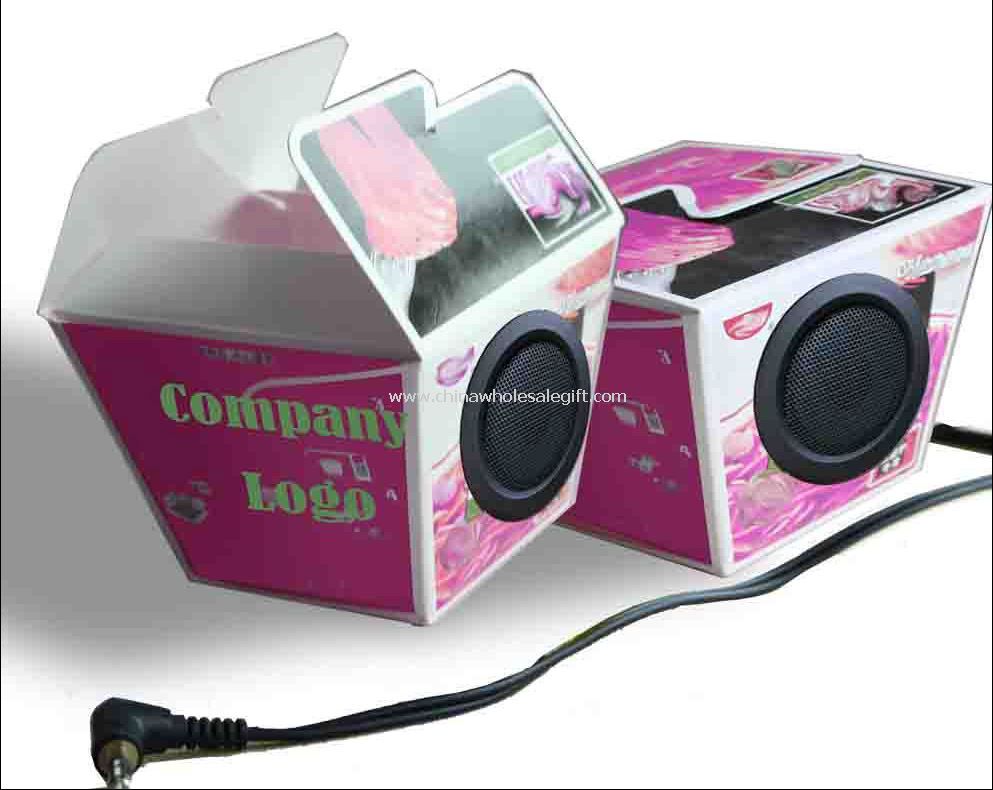 Gift Box shape Paper Speaker