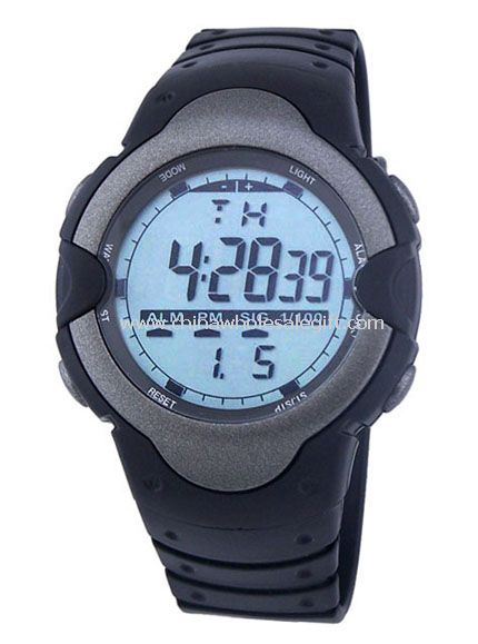 PU watch band Digital watch