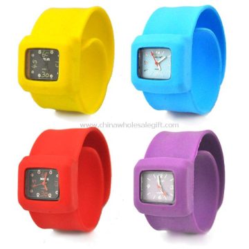 Kids silicone slap watch