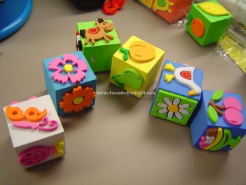 EVA Cube stamp