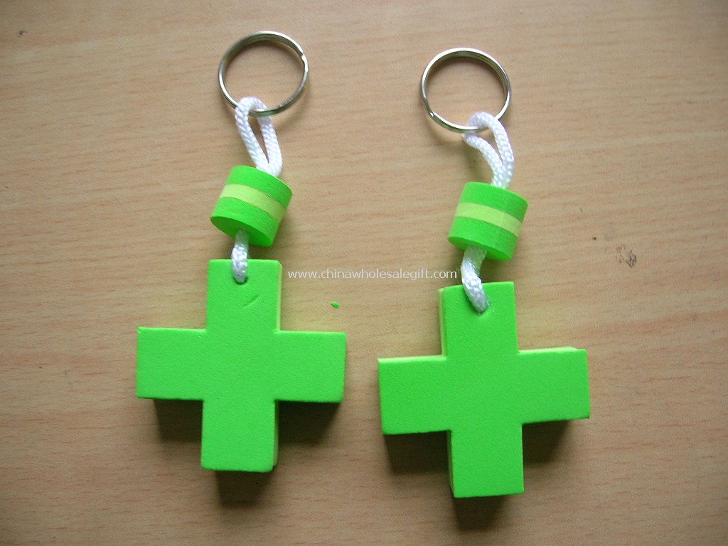 EVA cross key ring