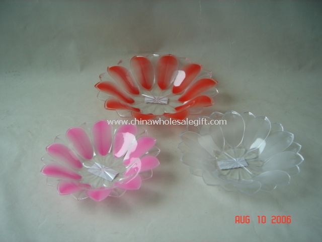 Colored fruit tray