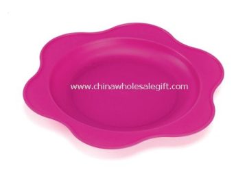 Flower shape plate