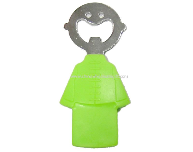 T-shirt shape bottle opener