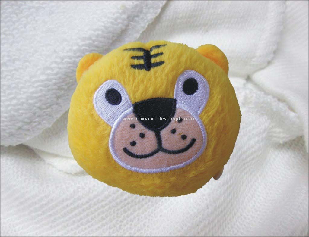Tiger plush tape measure