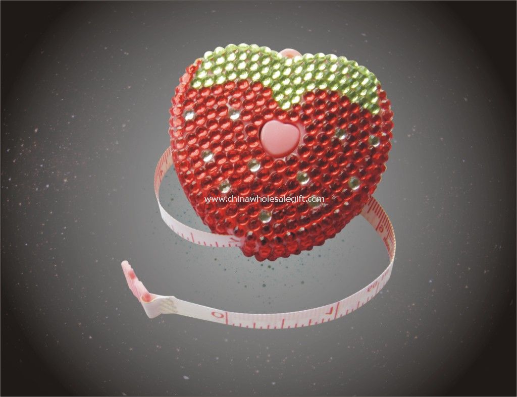 Heart shape Diamond Tape Measure