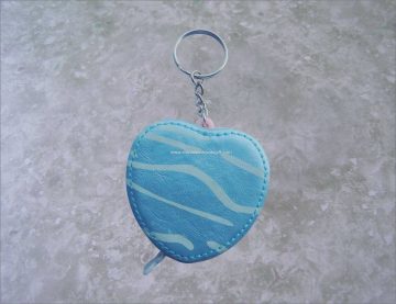 Keychain Leather Tape Measure