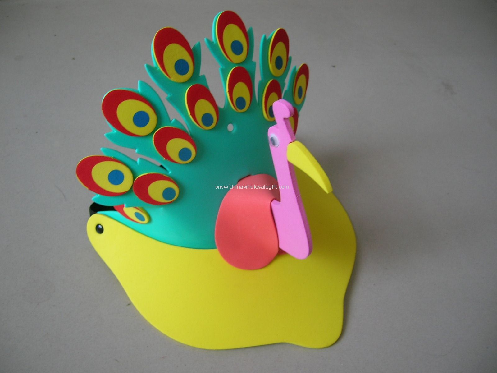 EVA peacock hat