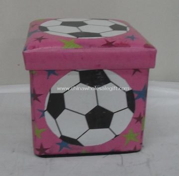 Football Faux leather Ottoman