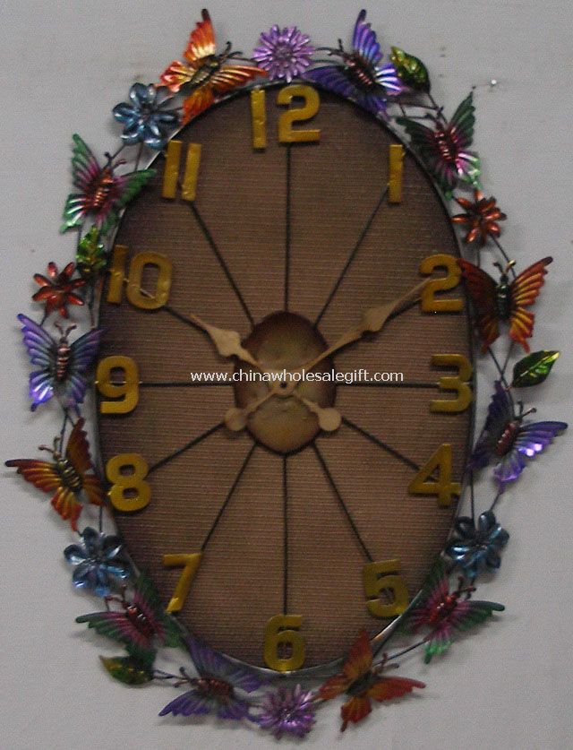 Metal clock