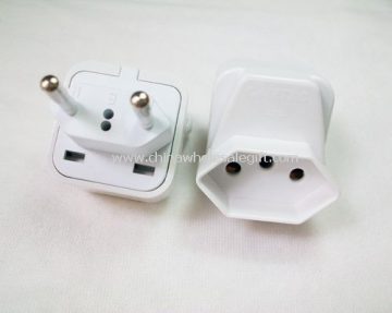 Brasilien nach Europa-Adapter-Stecker