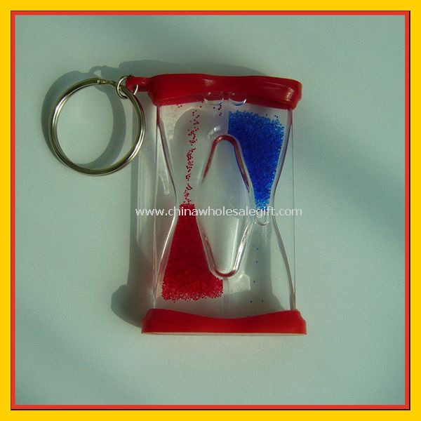 aqua liquid keychain