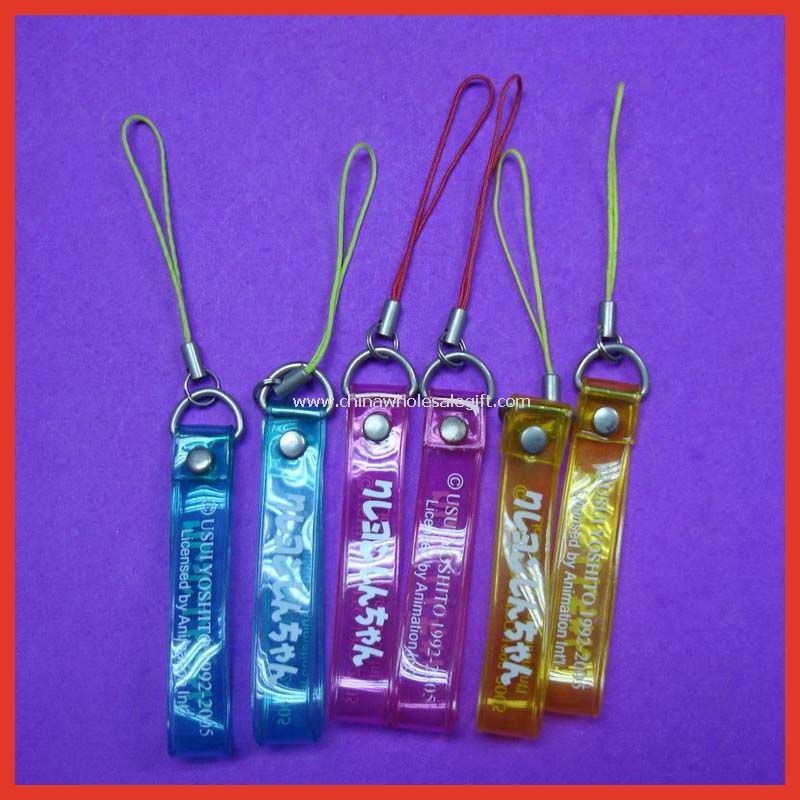 pvc mobile phone strap