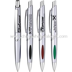 Plastic pen with logo