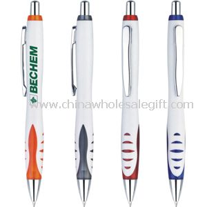 Plastic pen with logo