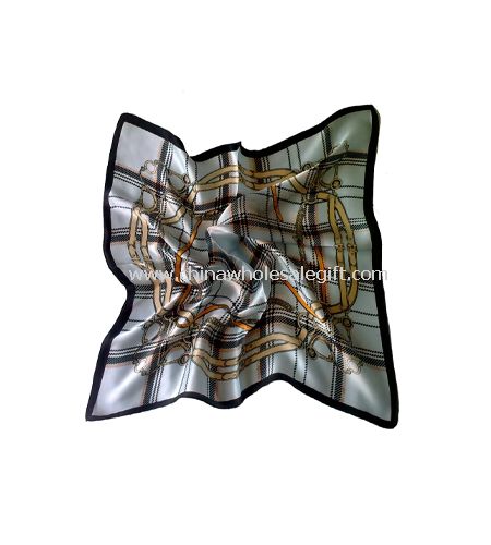 Ladies fashion silk printing scarf