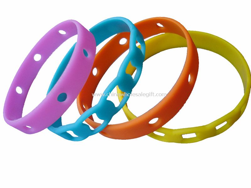 Silicone bracelets