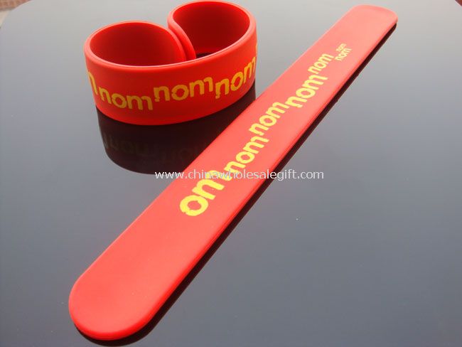 Silicone Promotional Slap Wristband