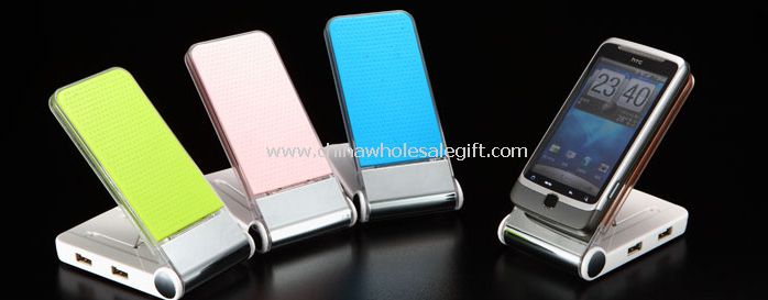 mobile holder with blue led light