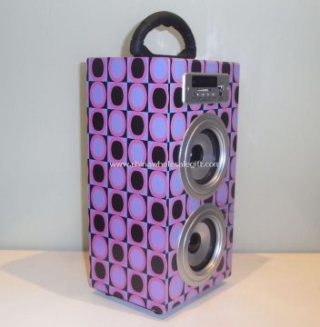 Wooden Speaker with FM/SD/USB