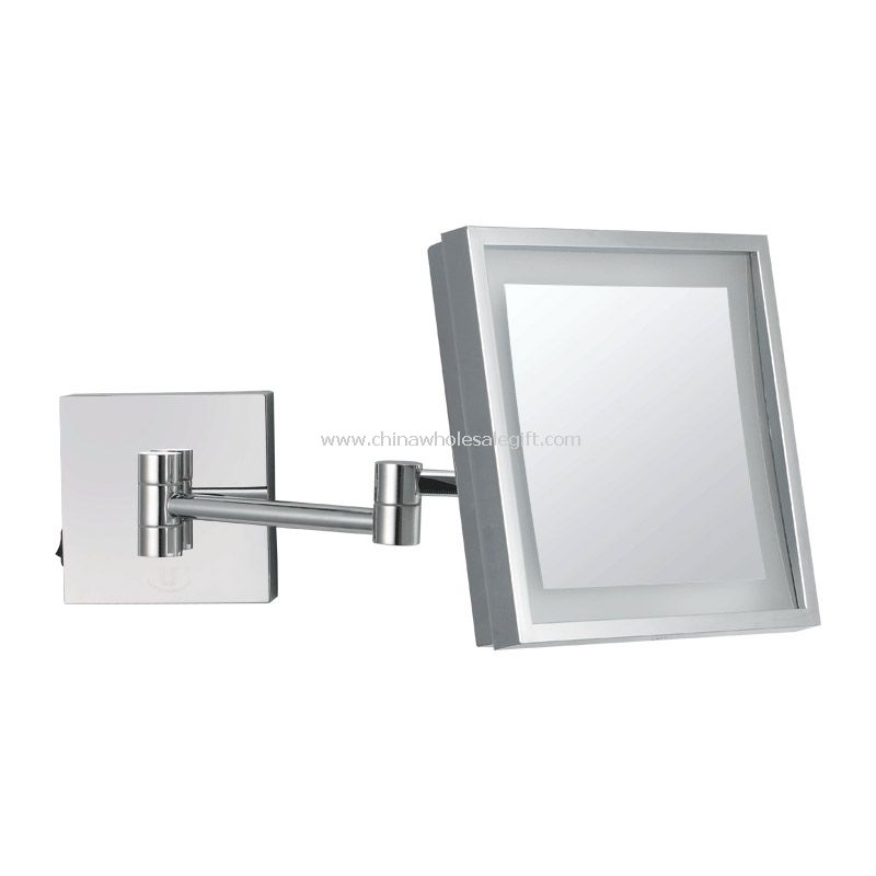 led light Wall mounted square mirror