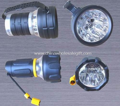 Plastic LED flashlight