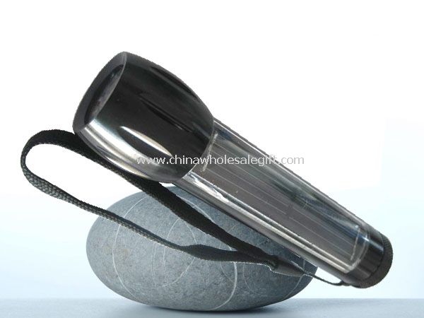 Aluminium alloy Solar flashlight