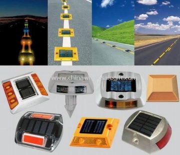 Solar road studs