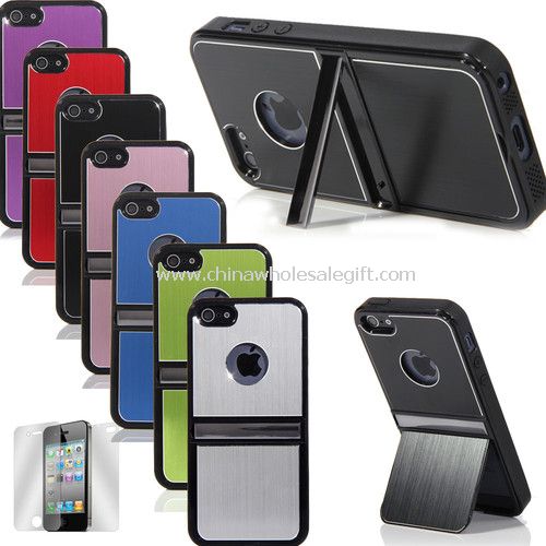 Luxury Metal Aluminum Chrome Hard Case For iPhone5