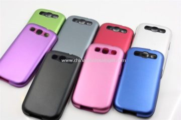 Aluminum Metal Hard Rear Shield Rubber Case Samsung Galaxy S3 i9300