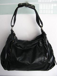 PU black shoulder bag