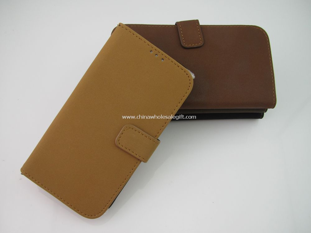 Retro Vintage Design Credit Wallet Leather Case For Samsung Galaxy S4