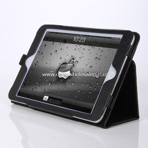 PU Leather Folio stand case for ipad mini